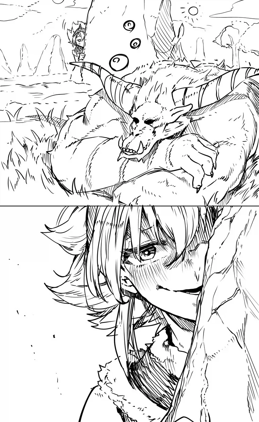 몬헌)키린을 사냥하는 여성헌터manga - 이미지 10