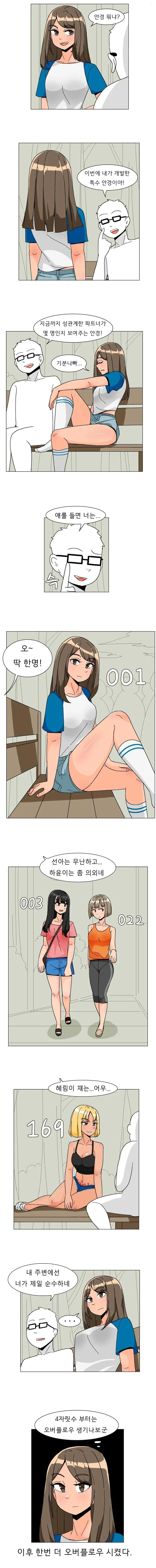 ㅅㅅ 횟수가 보이는 안경 만화_1.webp