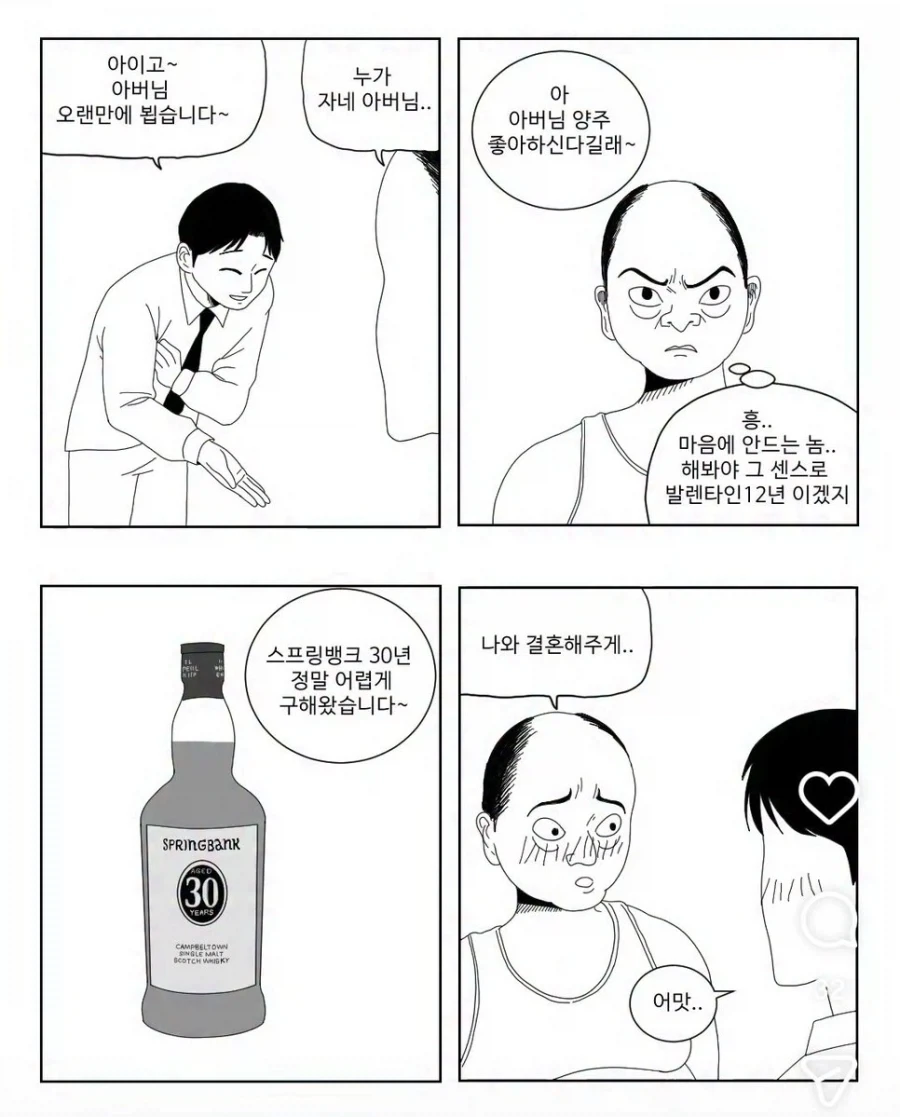 예비사위가 남자로 보이기 시작했다.manhwa