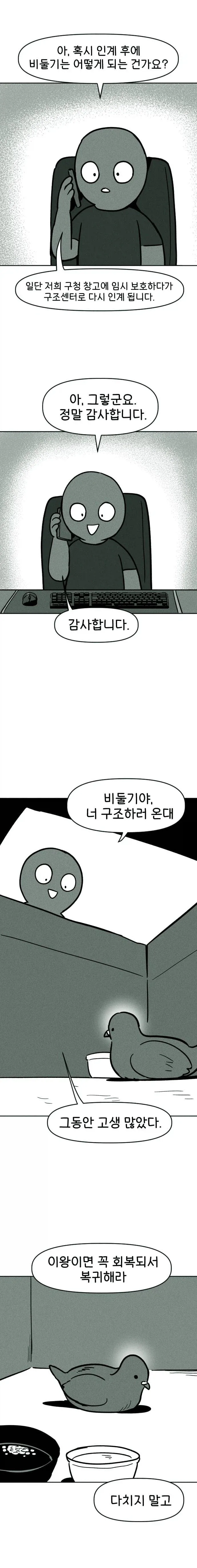 비둘기 구조하는 manhwa. - 이미지 10