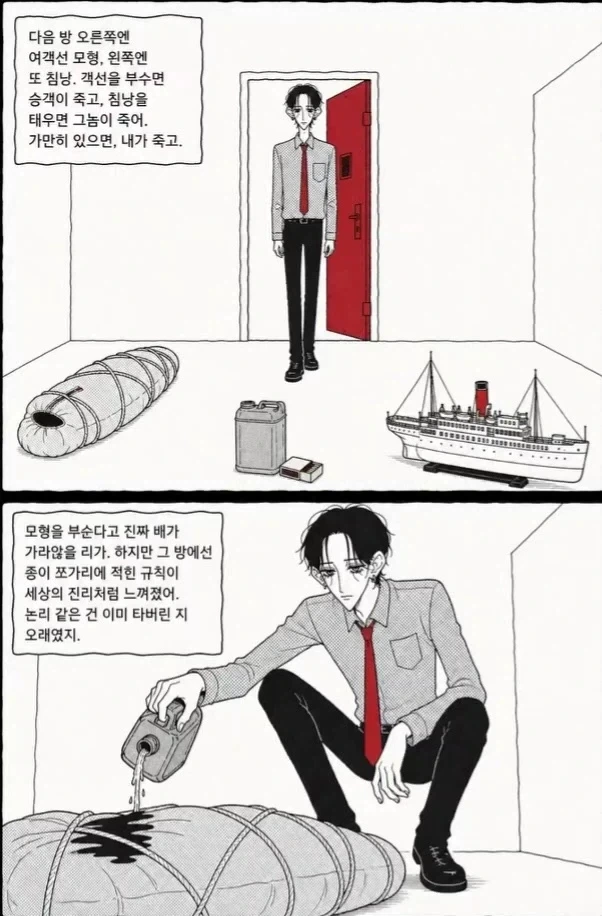 공포만화) 만우절에 돌아가면서 거짓말을 하는.manwha - 이미지 10