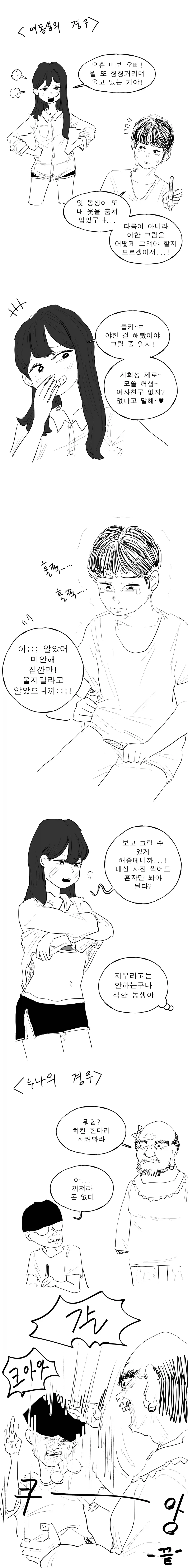 여동생과 누나 차이 Manhwa