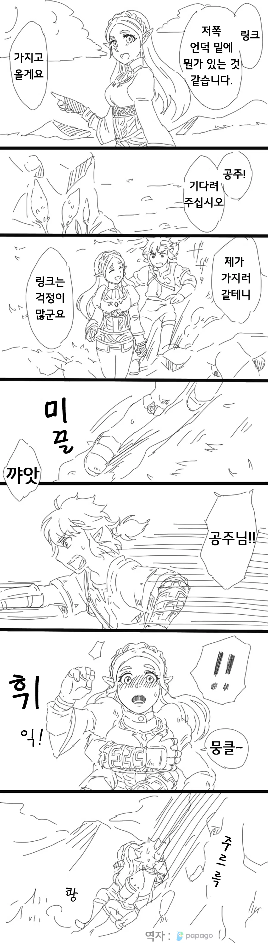 기정사실 젤다.Manga