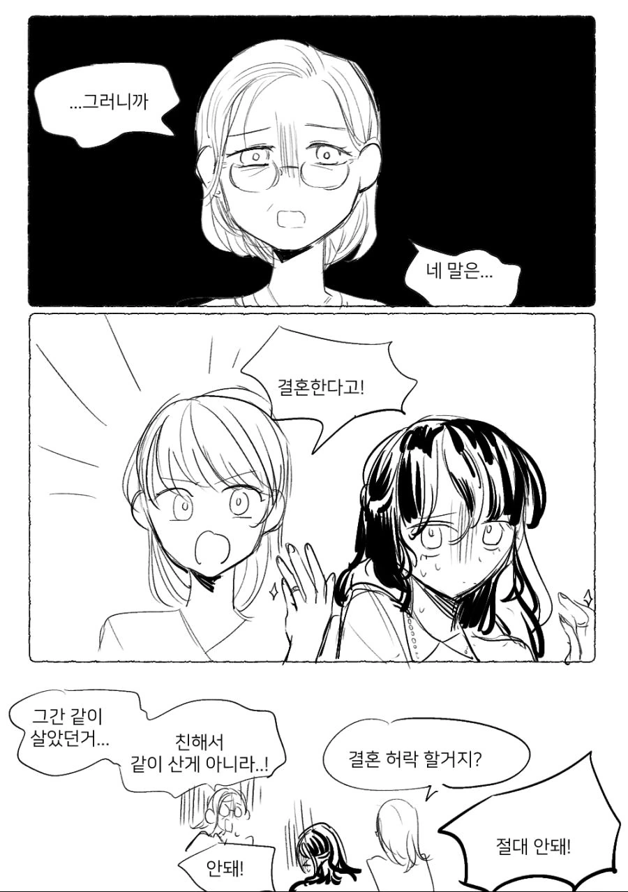 부모님이 레즈커플 결혼 반대하는 이유.manhwa