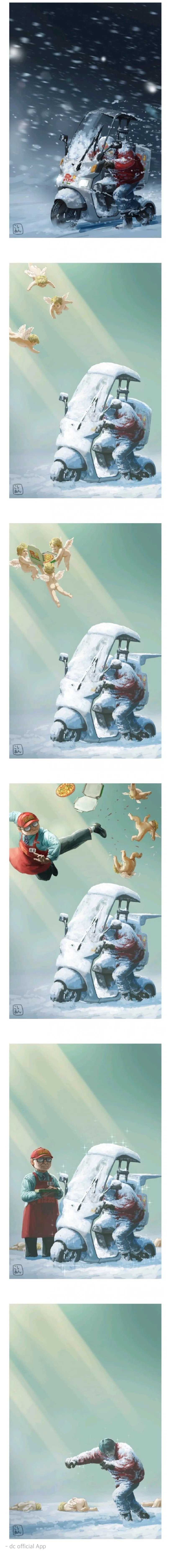(감동)배달기사 동화.manhwa