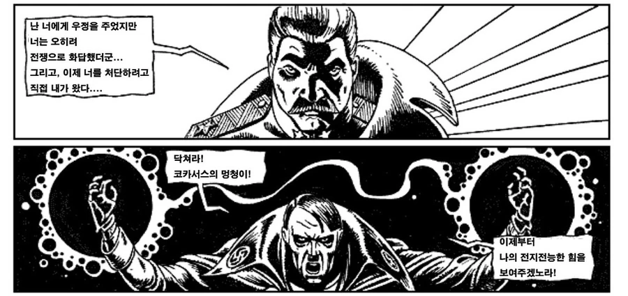 히틀러와 스탈린이 현피뜨는 만화 - 이미지 4