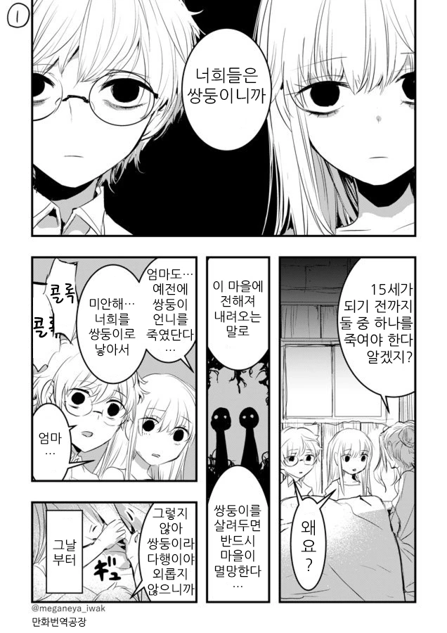 깊은 산속 마을의 쌍둥이 이야기.manga