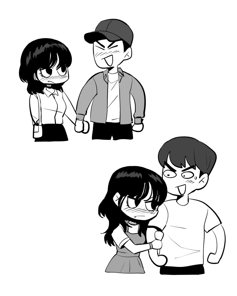 숏컷녀가 철벽치는 만화 - 이미지 5