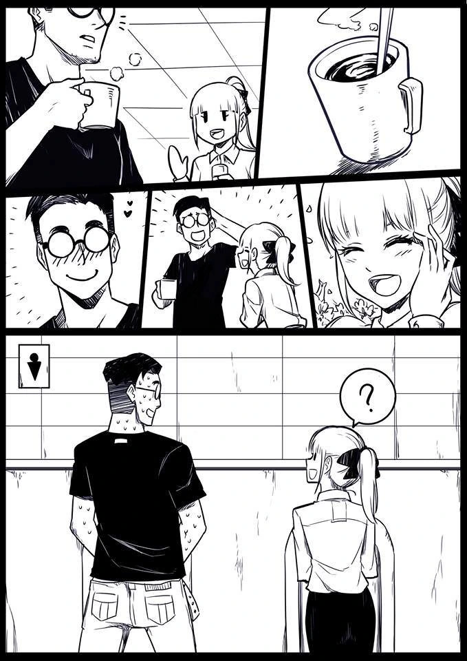 회사에서 직장동료와 썸타는 만화.manwha