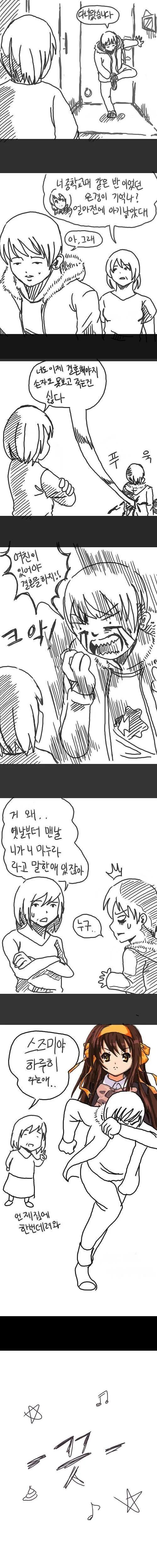 엄마에게 잔소리 듣는 manhwa