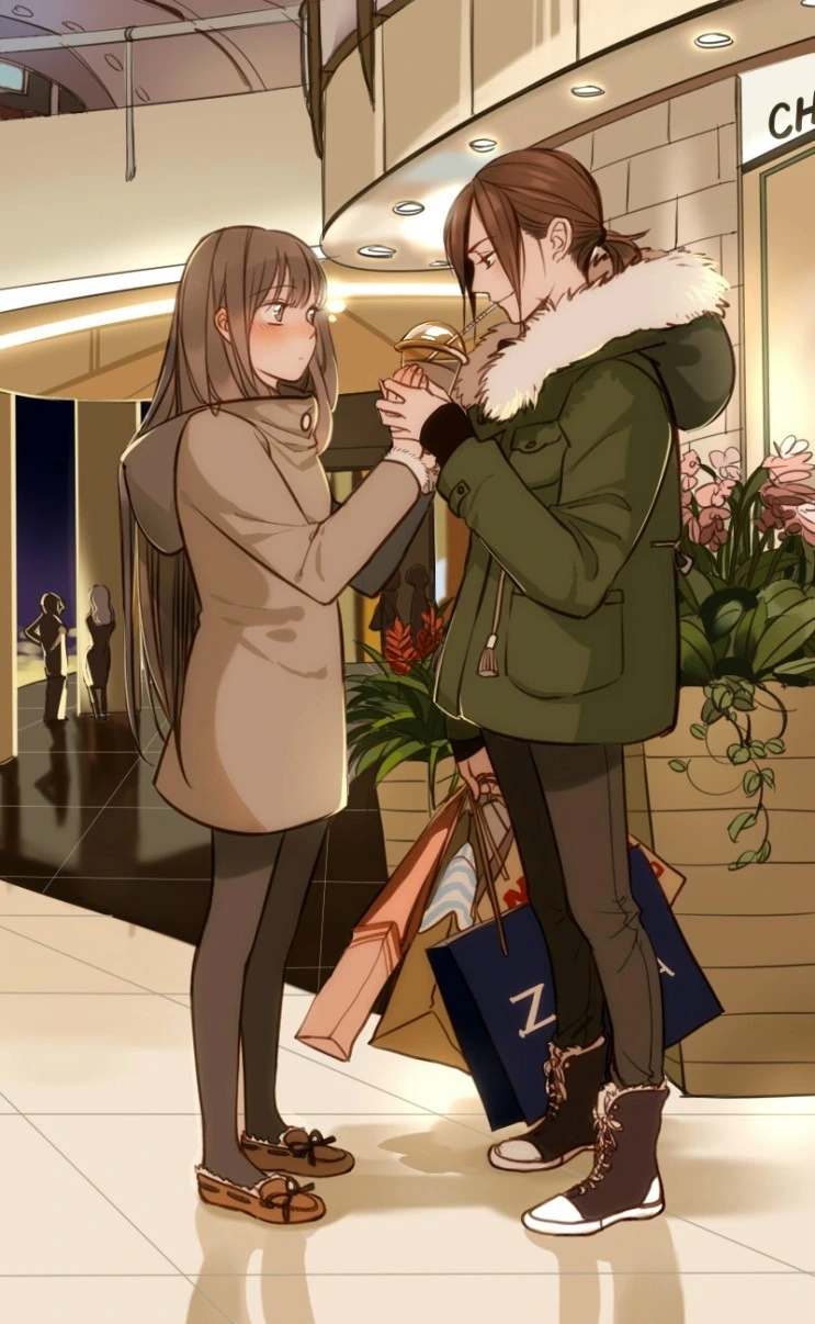 백합 커플 만화.manga - 이미지 8