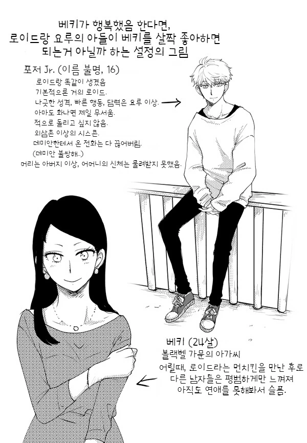 스파이패밀리) 황혼: (팬들이 아냐도 모자라서 없는 아들도 혼인시킨다)