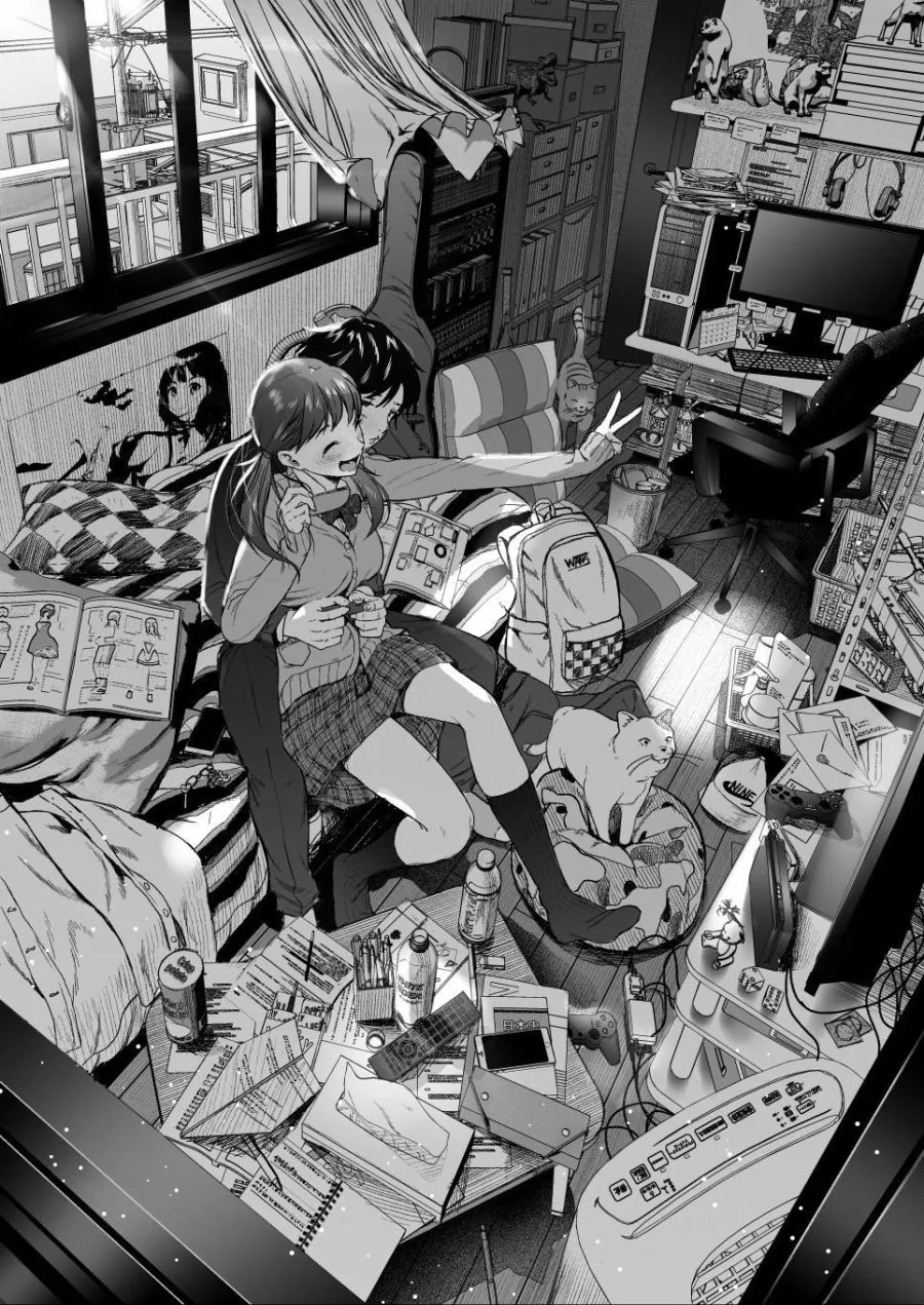 일본 고딩 커플이 방과 후에 시간 때우는 법.manga