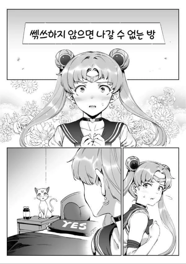 X스하지 않으면 못 나가는 방에 갇힌 세일러 문.manhwa