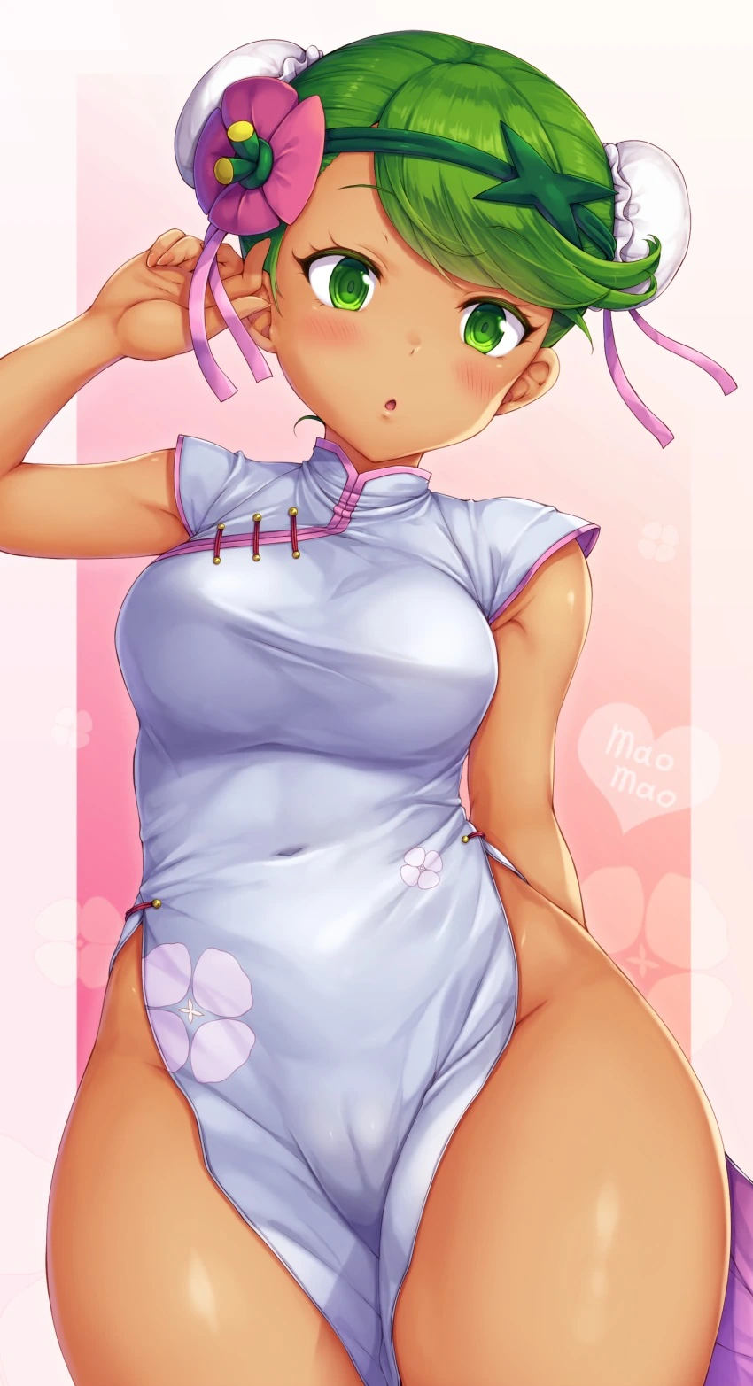치파오를 입어본 로오리