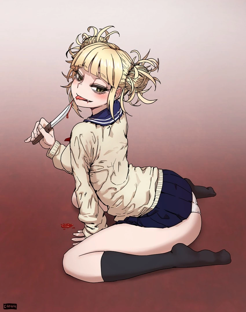 귀엽고 예쁘고 러블리한 금발 교복 미소녀.manga - 이미지 2