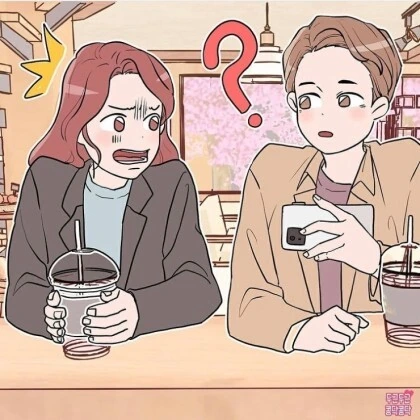 여자친구랑 셀카찍는 만화 - 이미지 5