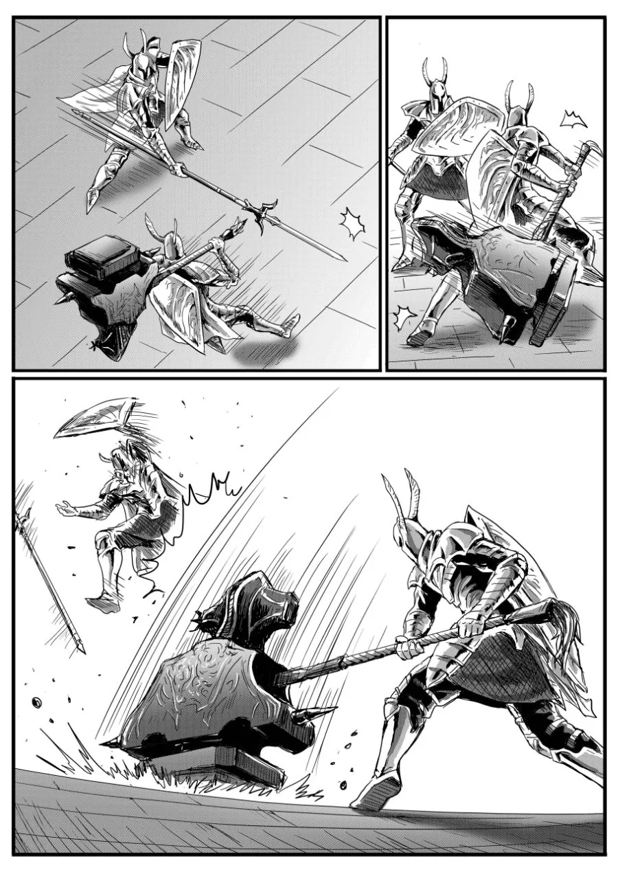 다크소울] 은기사 레도.manga - 이미지 9