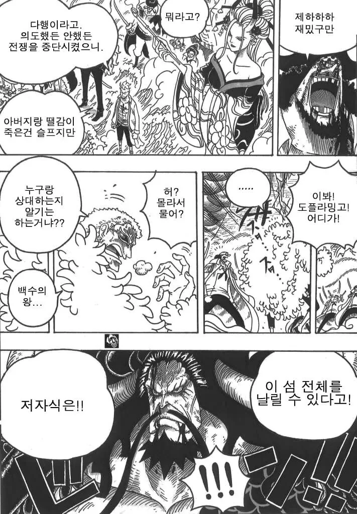 원피스) 카이도우 정상전쟁 난입 만화..Manhaw - 이미지 12