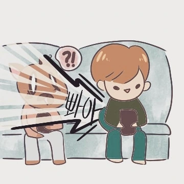 부부가 방귀 튼 만화 - 이미지 4