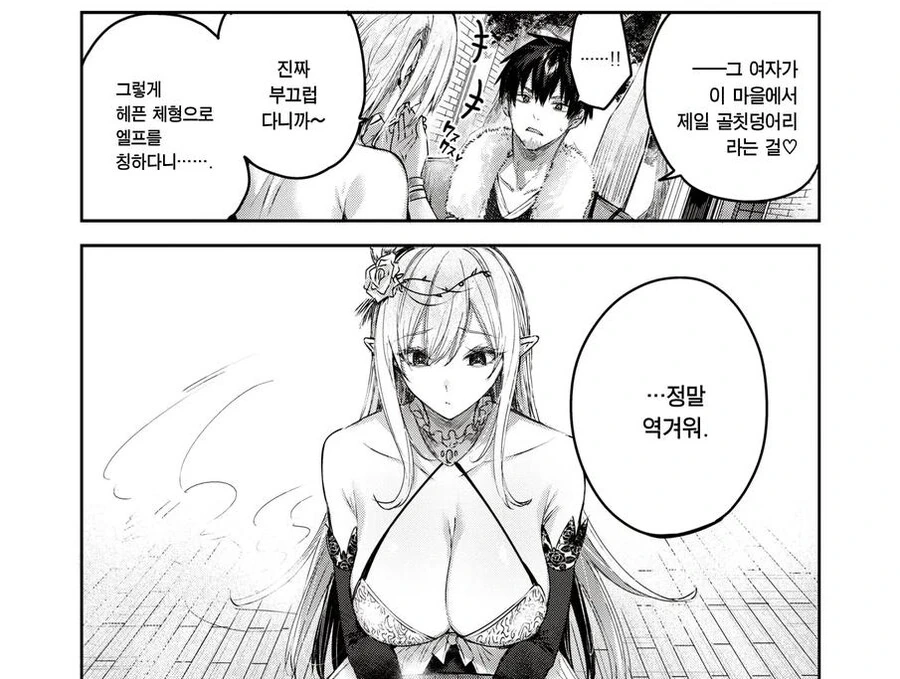 살이 쪄서 미움받는 엘프.manhwa