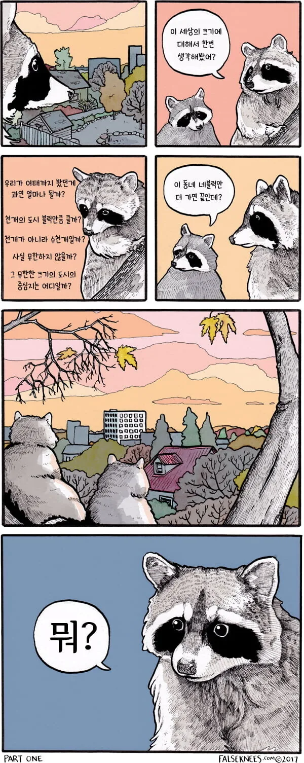 철학적인 라쿤과 실행력이 강한 라쿤.manga