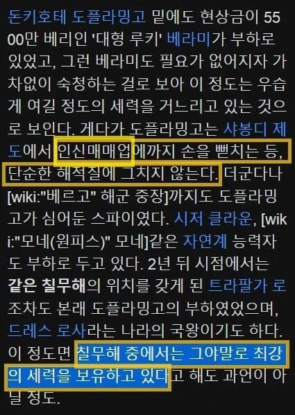 원피스)10년전 도황..wiki
