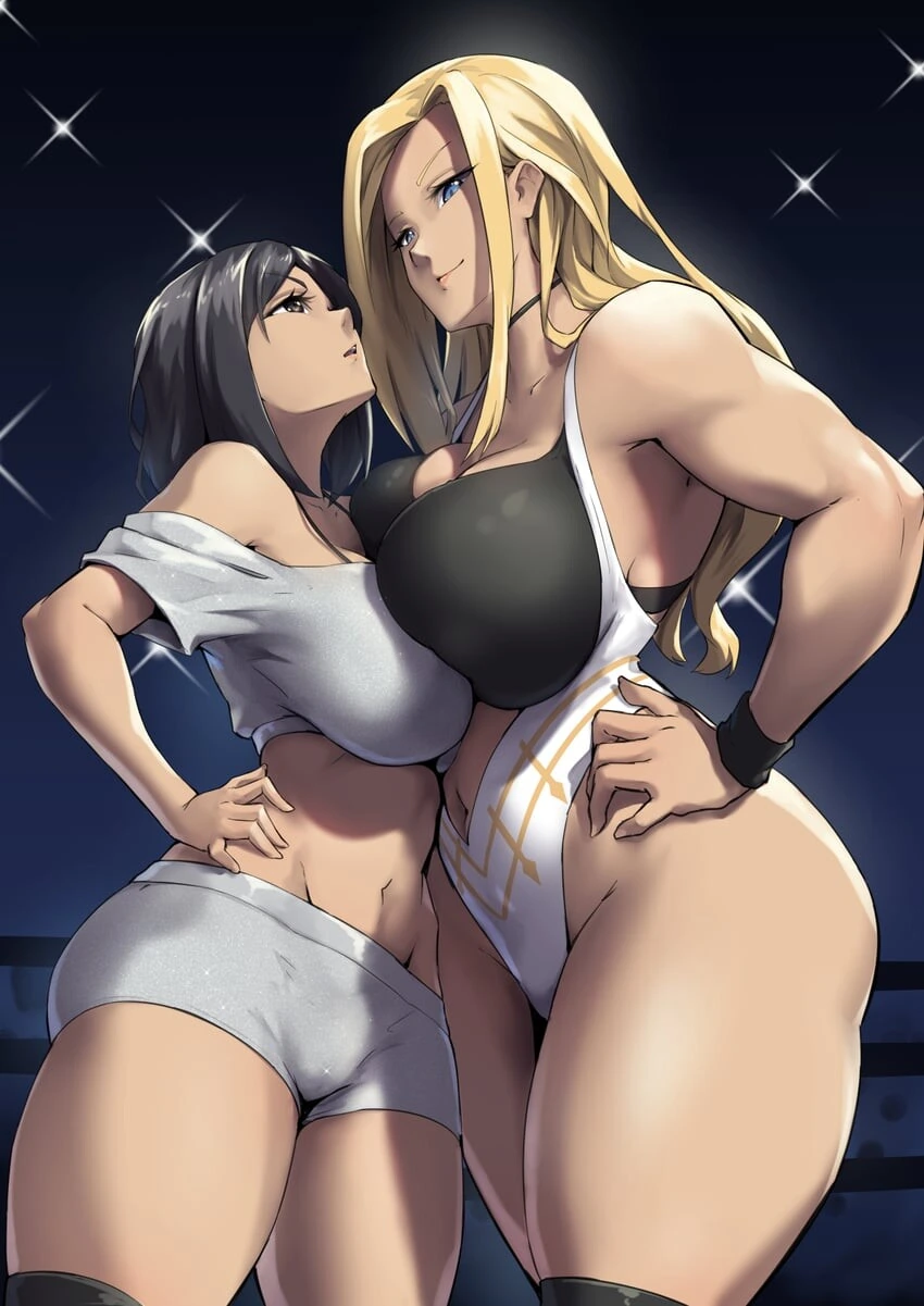 체격 차이를 극복하지 못하는 프로레슬링 만화