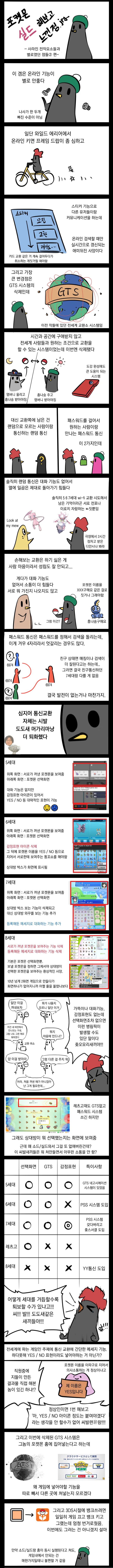 포켓몬 소드 실드 리뷰 만화