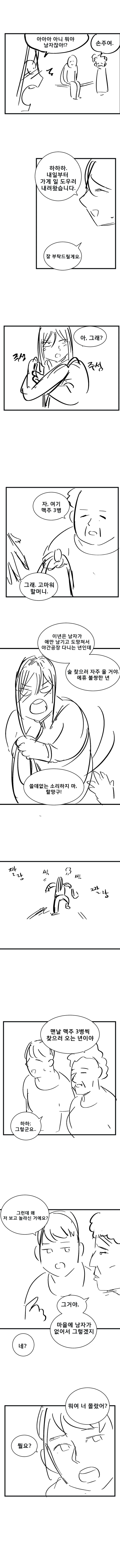 여자뿐인 마을에서 구멍가게운영하는 만화 - 이미지 6