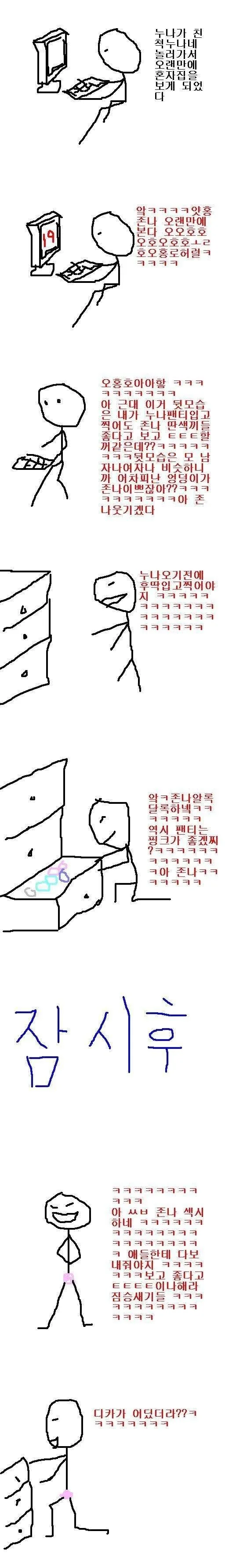 누나 ㅍㅌ 입었다가 걸린 썰.manga
