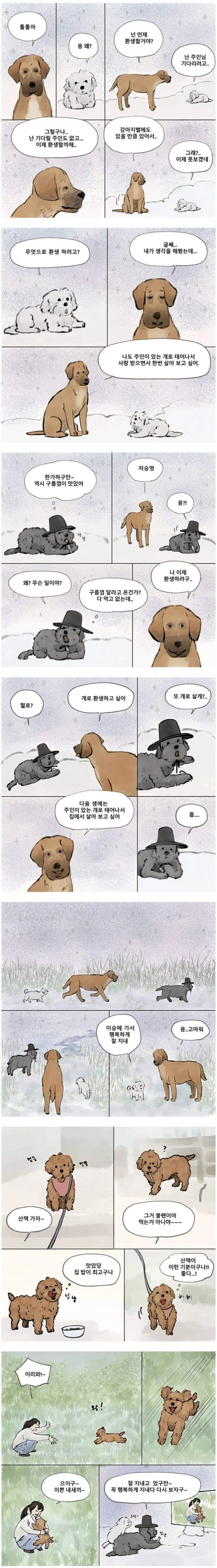 환생하고 싶은 강아지 만화