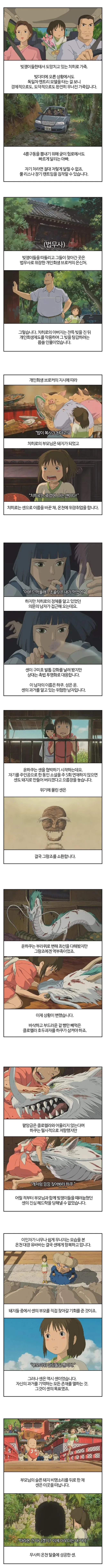 지브리) 센과치히로의 행방불명 영화 스토리 완벽하게 요약하기.Manh...