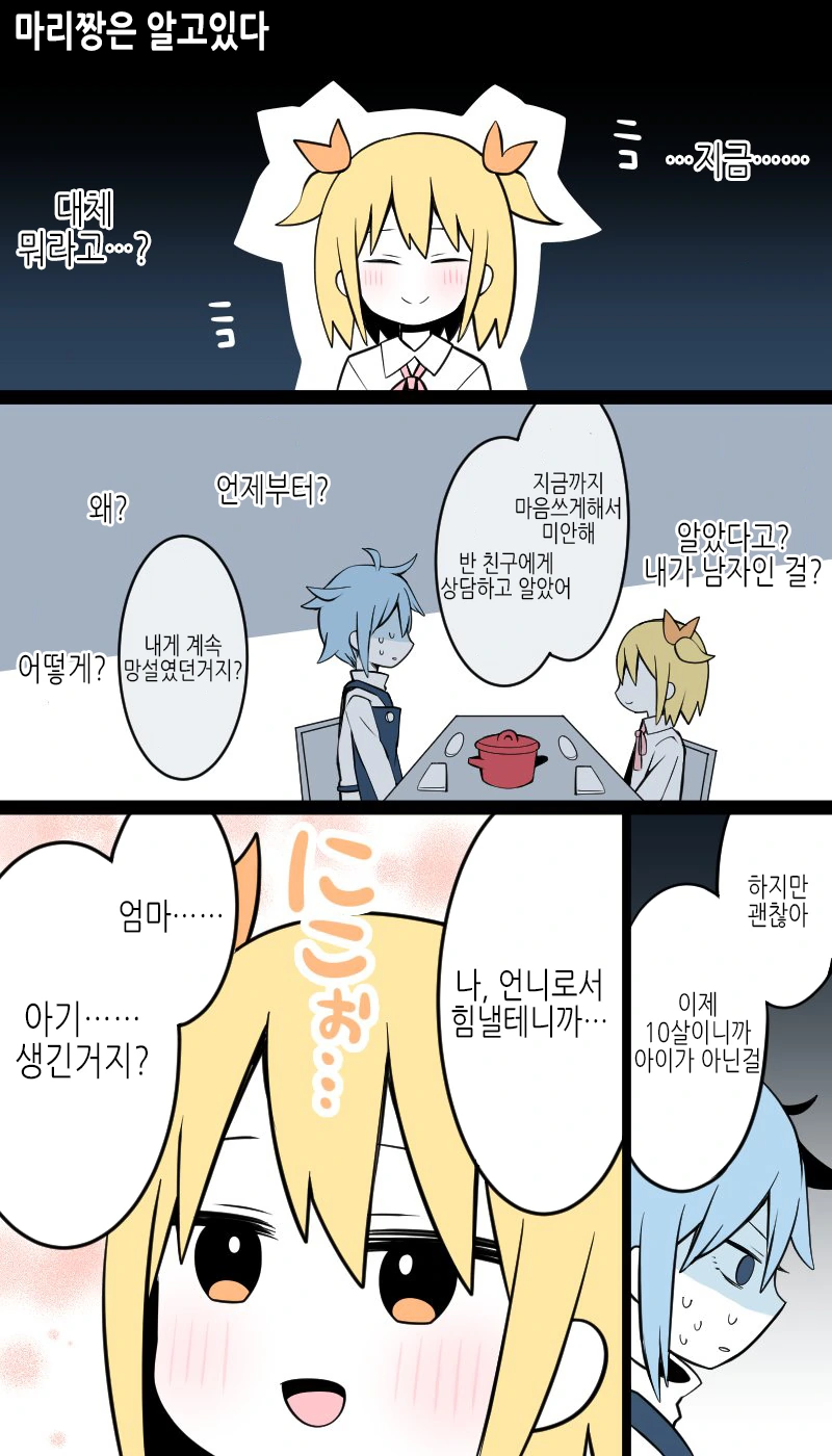 뻐꾸기 당한 남자가 여장해서 딸에게 고백하는,manhwa - 이미지 15
