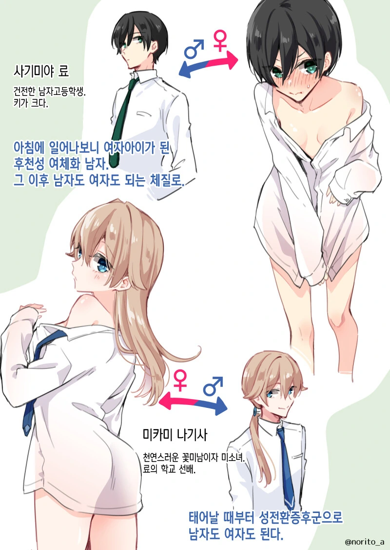 Ts) 남자도 여자도 되는 커플.manga