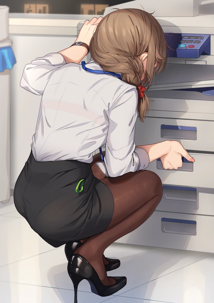@) 입사후 야근에 찌들어 따뜻해진 치히로씨.manga - 이미지 9