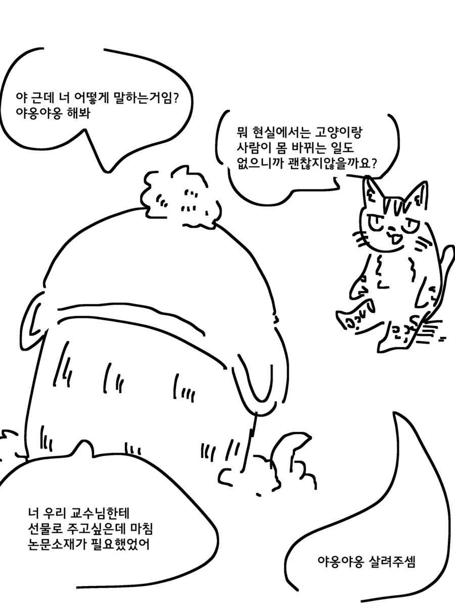 ㅇㅎ)고양이를 개처럼 ㅂㄴ 만화.manhwa - 이미지 3