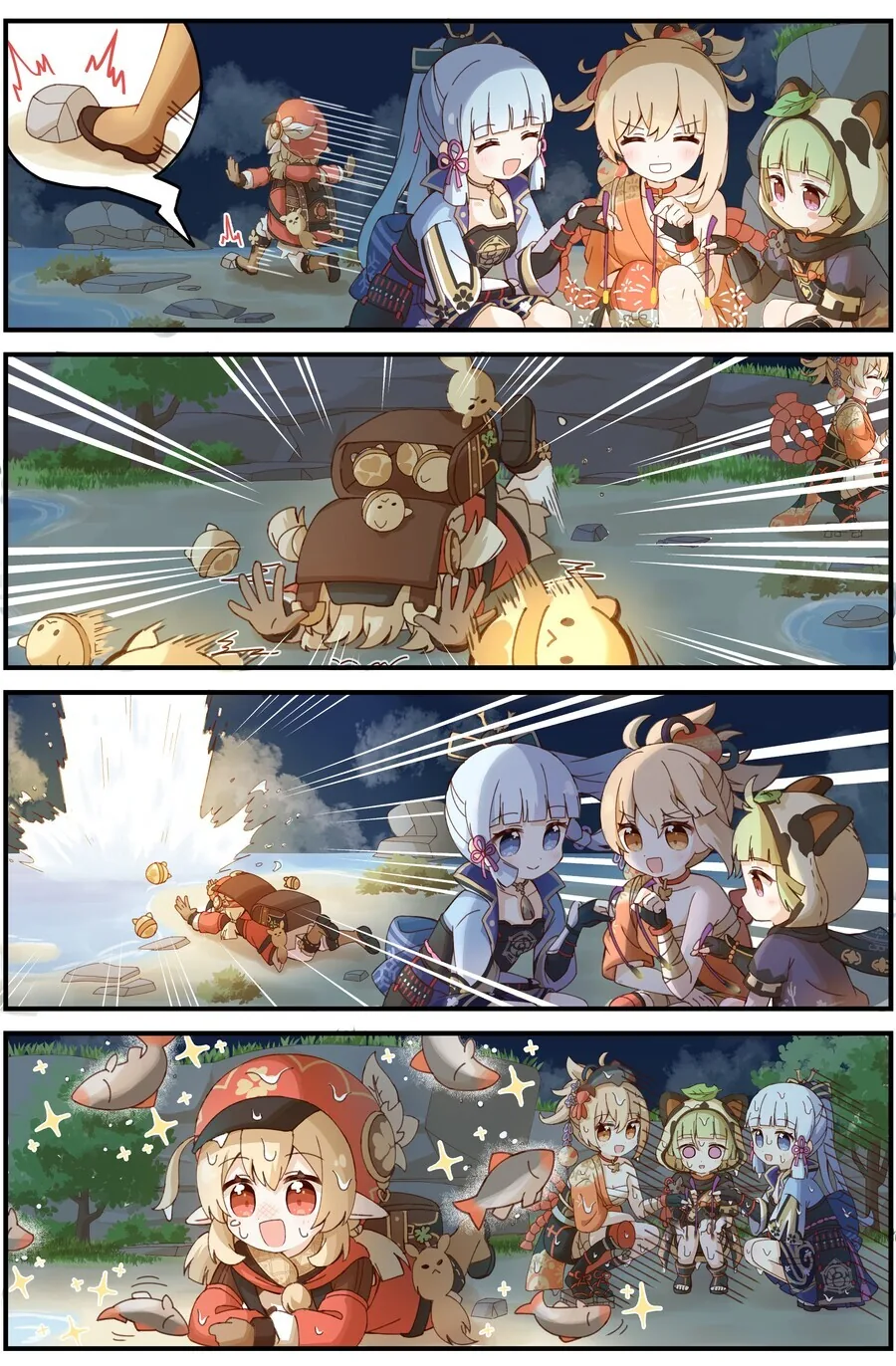 원신) 클레와 통통폭탄 Manhwa