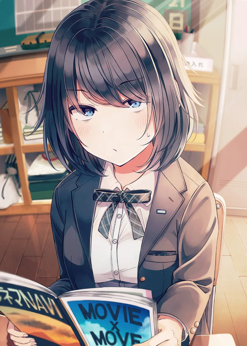 눈매가 나쁜 여자애.Manga