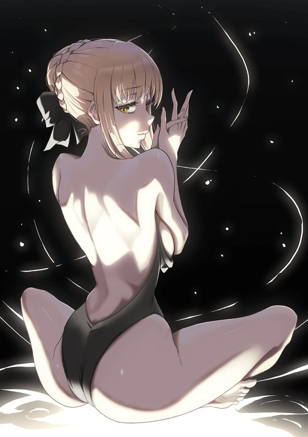 (FATE)대충 여캐들 수영복 짤이라는 내용.manga - 이미지 5