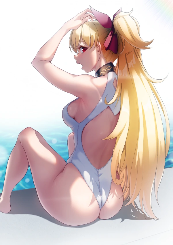 (FATE)대충 여캐들 수영복 짤이라는 내용.manga - 이미지 6