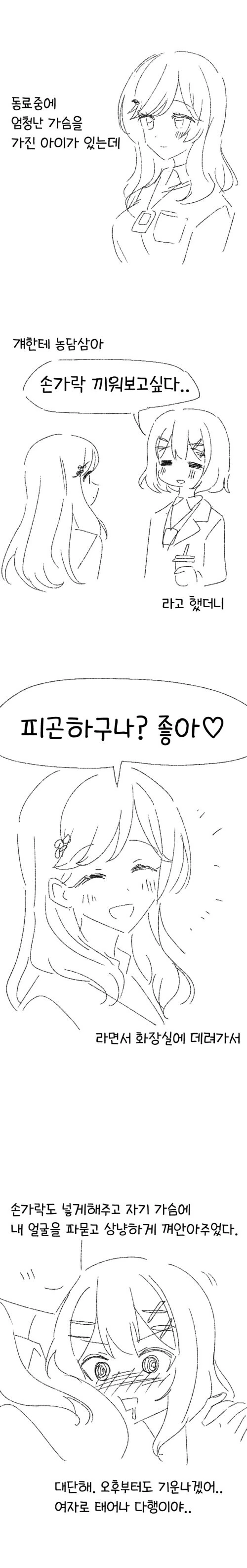 회사 여직원 ㄱㅅ골에 넣어본 썰.manga