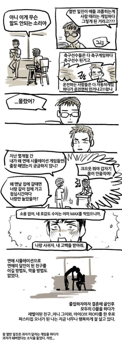 게임만 하면 생기는 일.manwha