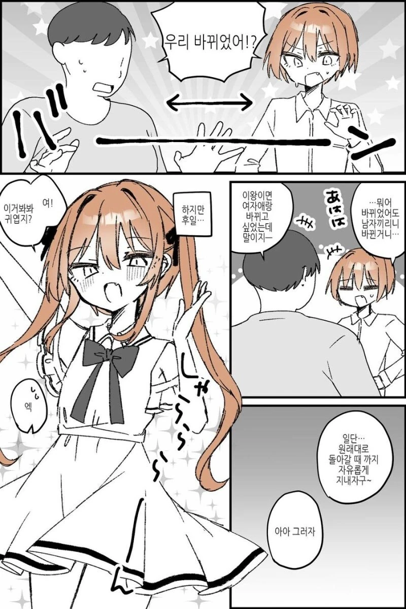 남자끼리 몸이 바뀌어버린.manhwa