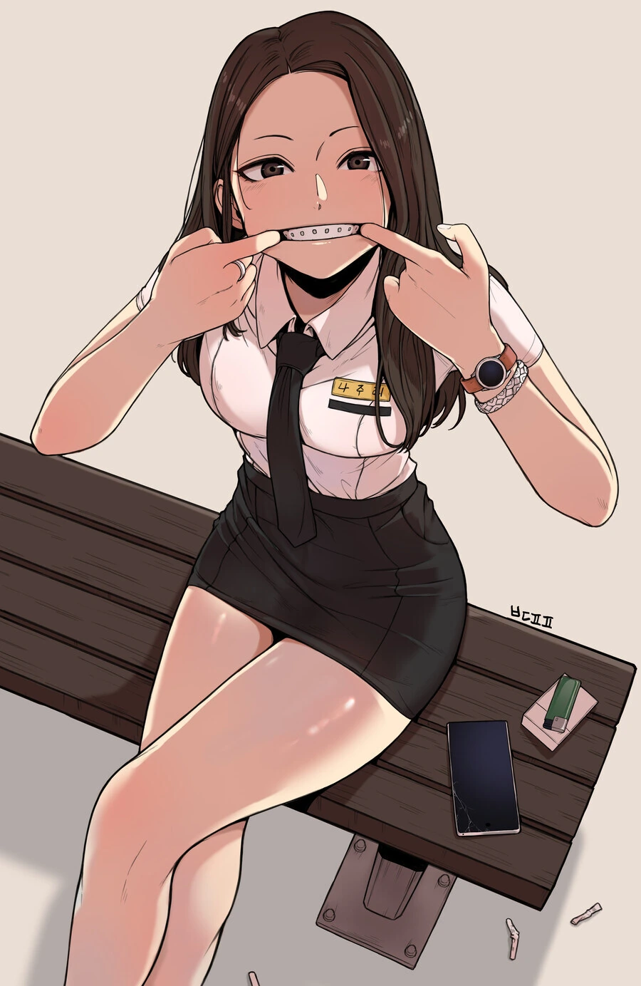 일진누나에게 교정기 보여달라고 하기 - 이미지 5