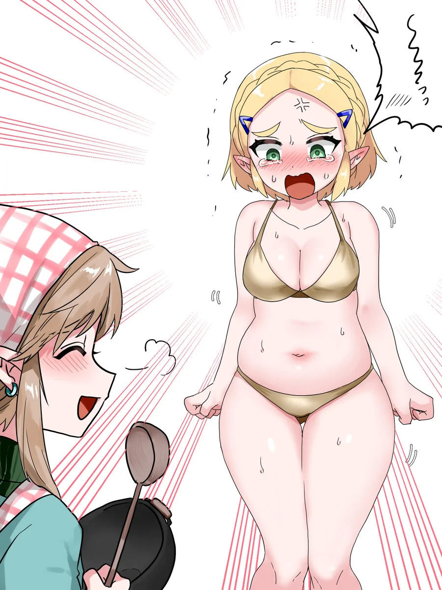 [젤다, ㅎㅂ] 젤다가 다이어트 하는 만화 - 이미지 2
