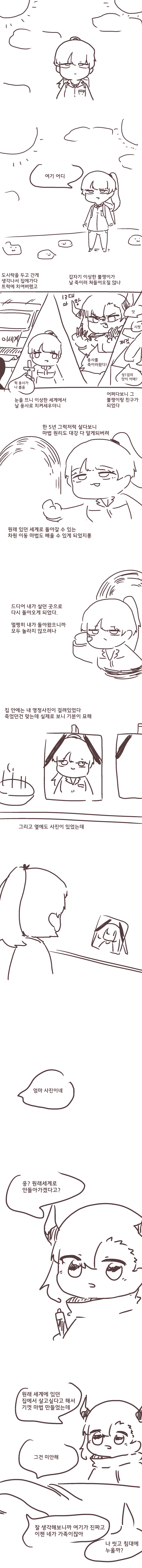 이세계전생 했다 다시 돌아오는.manhwa