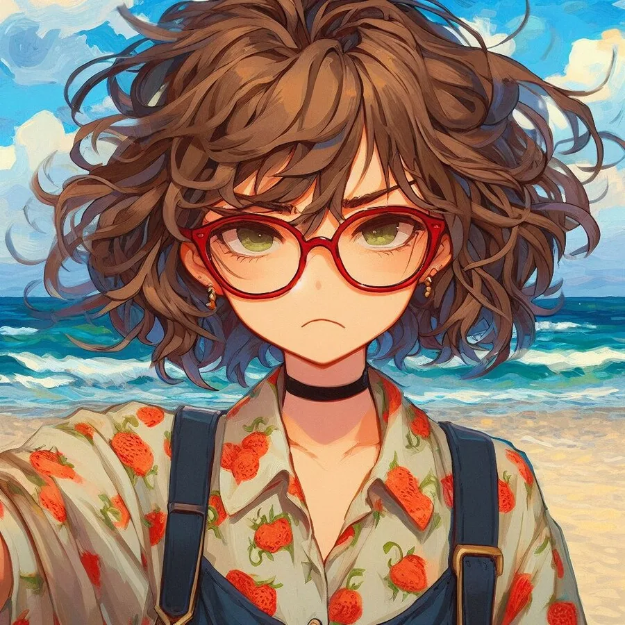 빙] 기분이 좋지 않은 안경 미소녀