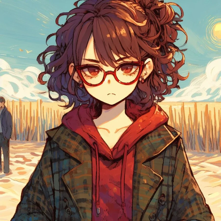 빙] 기분이 좋지 않은 안경 미소녀 - 이미지 3