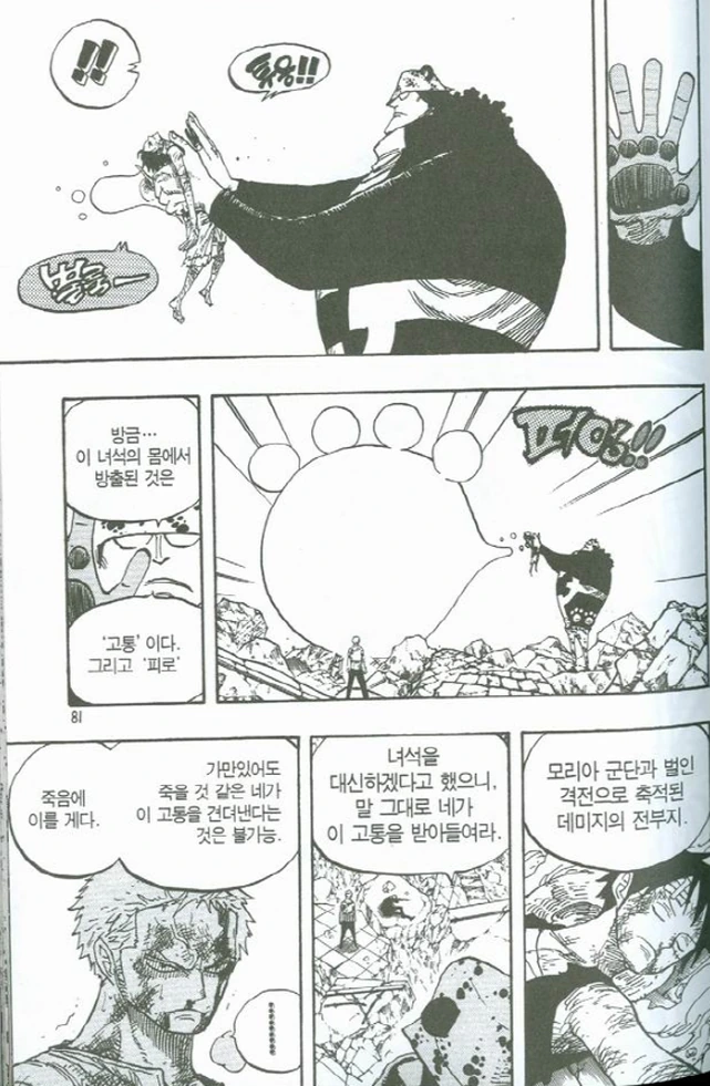 [원피스]아무일도 없었다는 조로